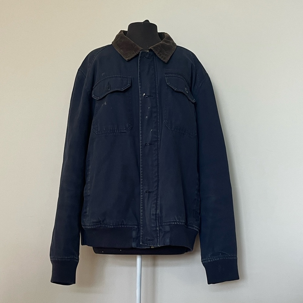 VTG All-Son navy quilted workwear jacket